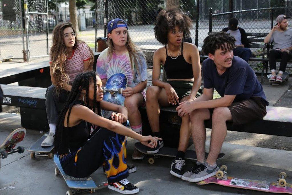 PHOTO COURTESY OF NEW YORK TIMES
Crystal Moselles latest coming-of-age film features a group of young female skateboarders in New York City.