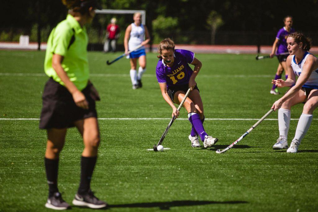 Isabel Perry 20 scores in games against Amherst and Bates, helping the team maintain offensive pressure. Photo Courtesy of Sports Information.