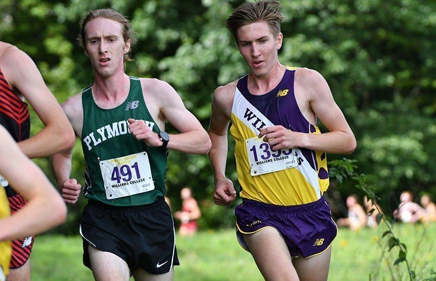 Aidan Ryan ’21 led the way with a third overall finish in Saratoga. Photo courtesy of Sports Information.