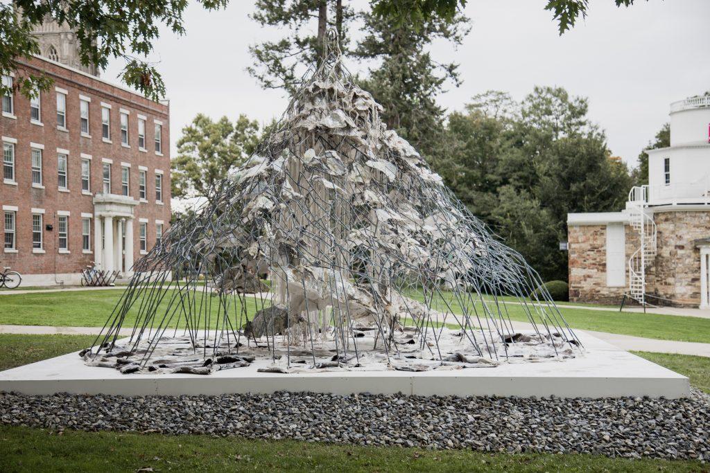 Al-Hadid animates campus with provocative sculptures