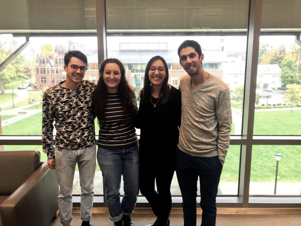 This year, the College is hosting four Fulbright foriegn language teaching assistants in the Arabic studies, French and Spanish departments. Photo courtesy of Alejandro Beas Murillo.