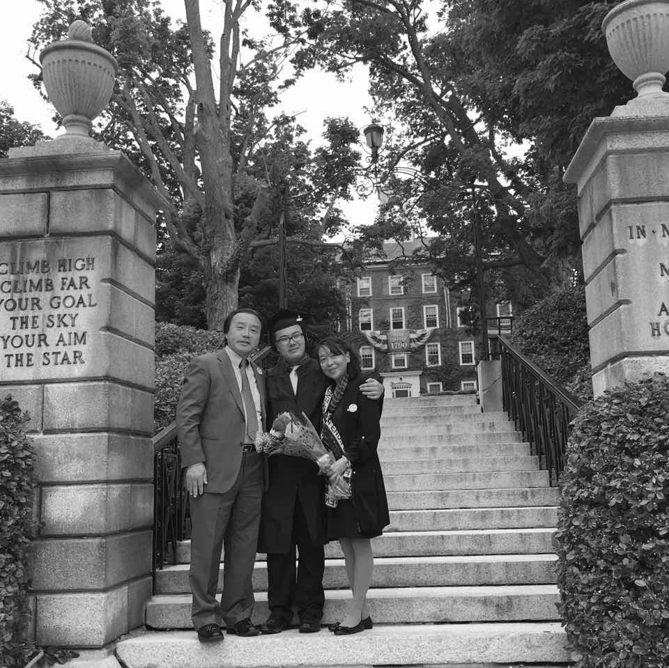 Wang (center) has argued that colleges and universities discriminate against Asian Americans during the application process, citing his personal experience applying to colleges.
Photo courtesy of Michael Wang.