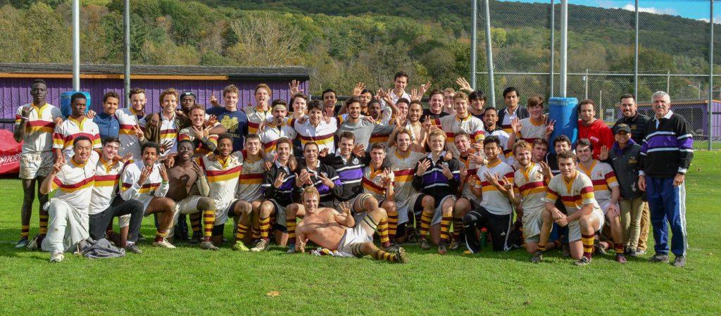 Last weekened, Williams Rugby Football Club (WRFC) defeated archrival Amherst 13-5 for the seventh consecutive time. Photo Courtesy of Sports Information.