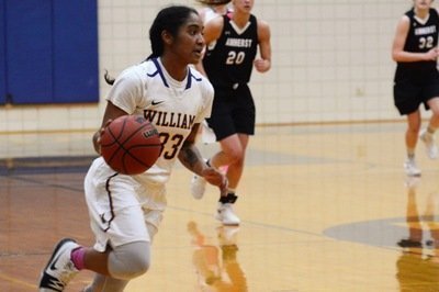 Amanni Fernandez ’18, who scored 1000 points in her Eph career, now works in Nike’s procurement division in Portland, Ore. Photo Courtesy of Sports Information.