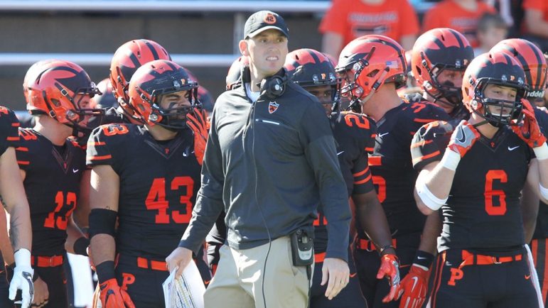 In 2018, Sean Gleeson ’07 led the Princeton offense to a FCS-best 470 points en route to an undefeated season and an Ivy League title. 