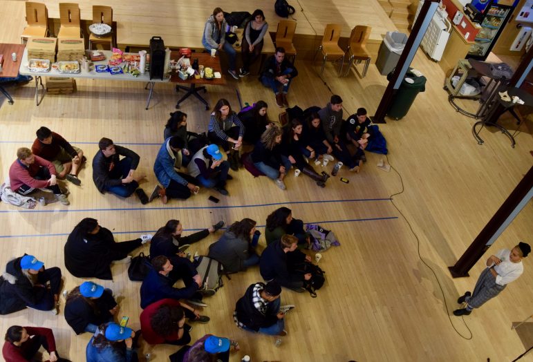 RASAN has changed the initial segment of its Take Back the Night event into a protest that supports sexual assault survivors and confronts rape culture, followed by an open mic session. SABRINE BRISMEUR/PHOTO EDITOR