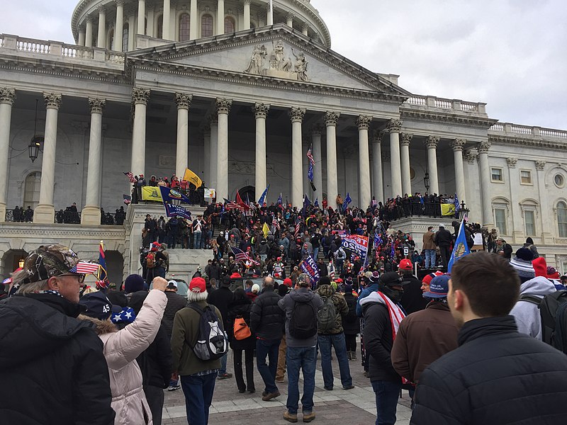 Rioters stormed the Capitol Building on Jan. 6, ultimately resulting in five deaths. (Photo courtesy of Wikimedia Commons.)