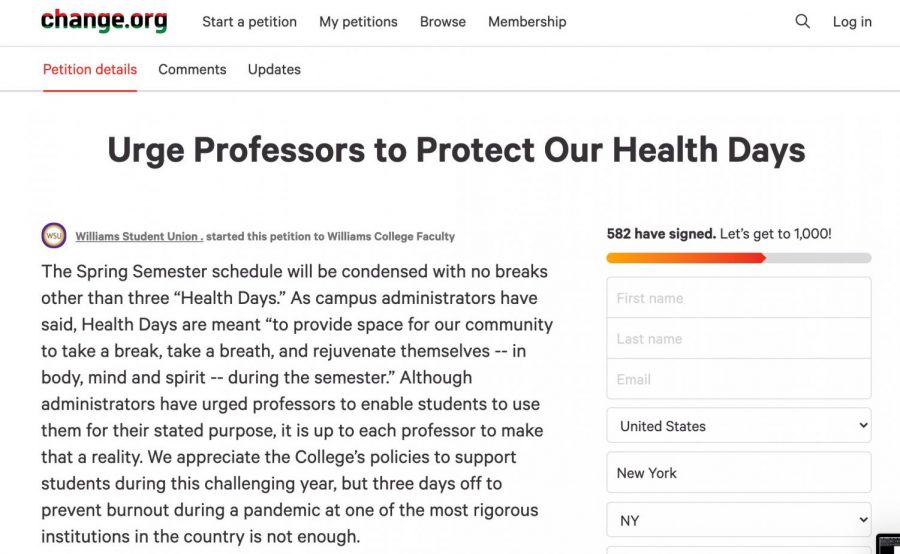 WSU circulates petition urging professors to respect Health Days
