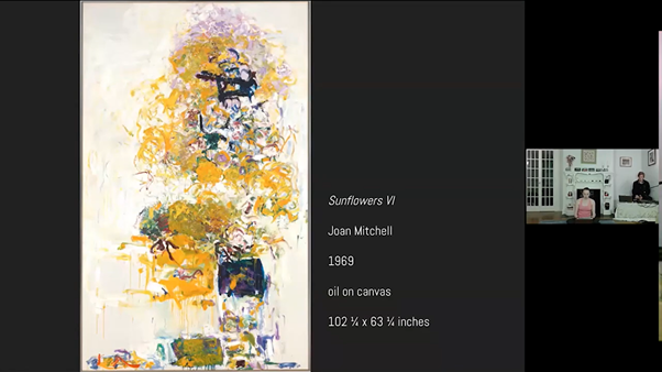 Kamen and Hann’s source of inspiration was Joan Mitchell’s Sunflowers VI. (Yuchan Kim/The Williams Record)