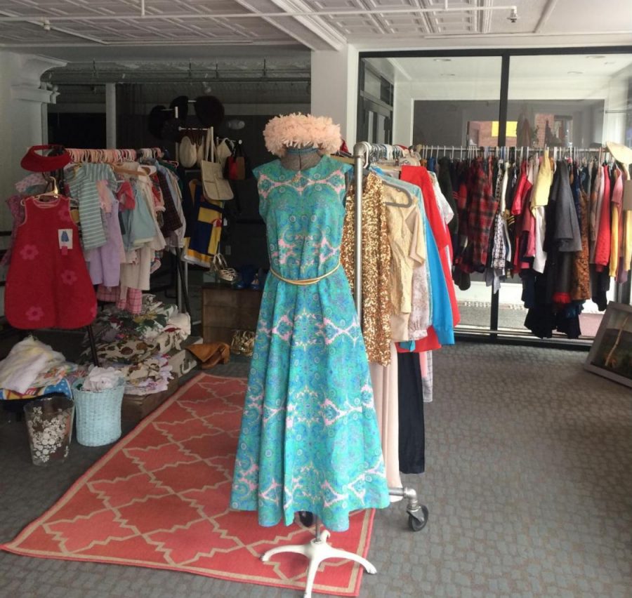 Buxbaum’s collection features all types of clothing from different decades gathered over her many years of collecting vintage. (Photo courtesy of Paula Buxbaum.)