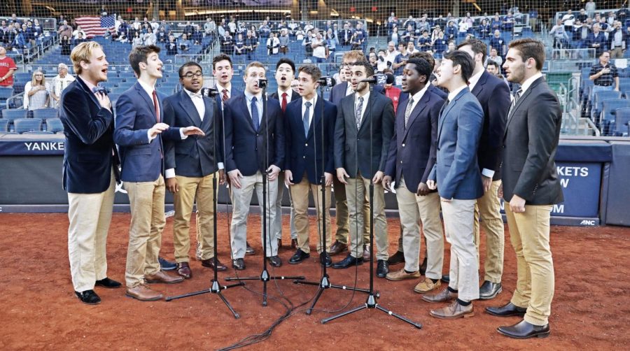 For fourth year, Octet takes the field at Yankee Stadium