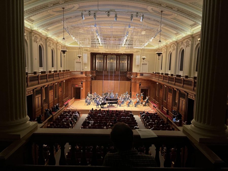 The Berkshire Symphony Orchestra performed in person for the first time since the start of the pandemic. (Katie Jung/The Williams Record)