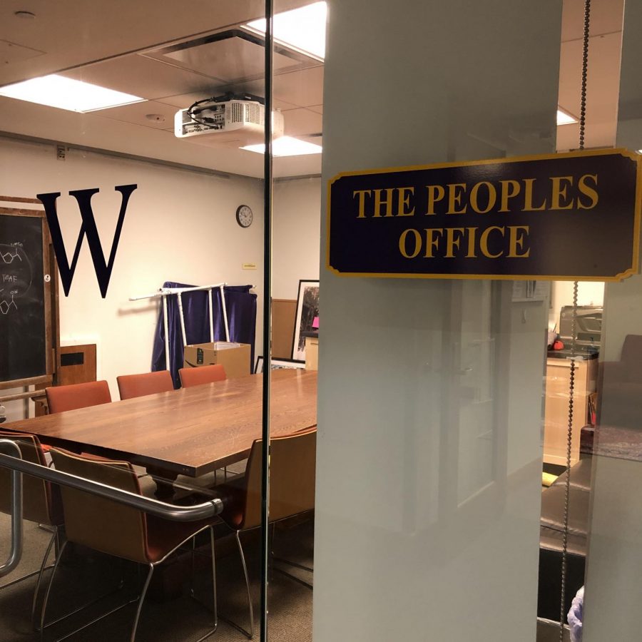 The Williams Students Union meets in The Peoples Office. (Bellamy Richardson/The Williams Record)