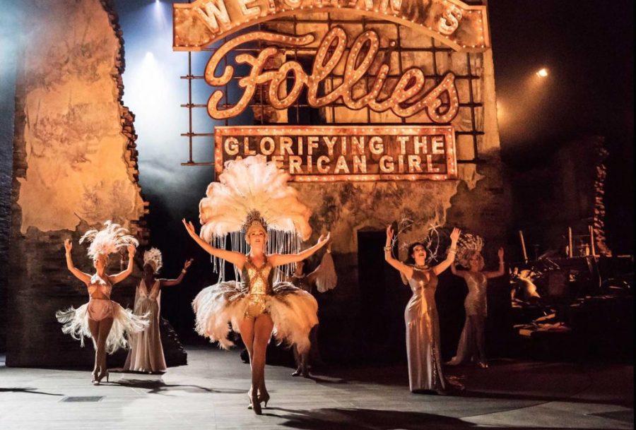 Follies showgirls in their 1940s costumes at London National Theatre. Photo courtesy of the Clark Art Institute.