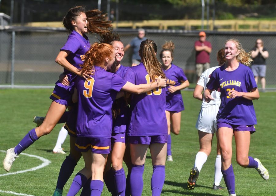 The Ephs shutout the Jumbos on Sunday in a contentious match.  (Photo courtesy of Sports Information.)