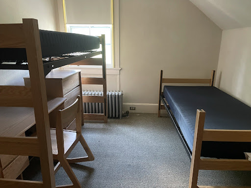 A flex room in Dodd before move-in. (Skylar Yarter/The Williams Record).