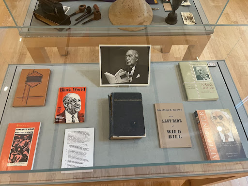 The Williams Library “Revelations” exhibit includes more than 100 letters, photographs, papers, and writings from the Sterling A. Brown archive collection. (Tali Natter / The Williams Record.)