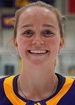 Kelly McCarthy 23.5, co-captain of womens ice hockey. (Photo courtesy of Sports Information.)