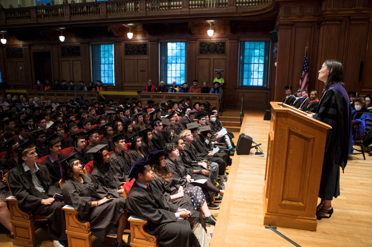 Convocation marked the beginning of the 2023-2024 academic year. (Photo courtesy of Williams College)