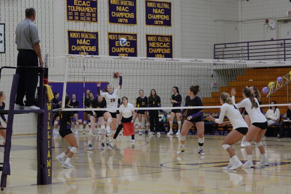 The Ephs won their first NESCAC match of the season against Middlebury. (Photo courtesy of Sports Information.)