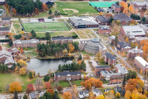 After a mass shooting in Lewiston, Maine, Bates College locked down its campus. (Photo courtesy of Wikimedia Commons.)
