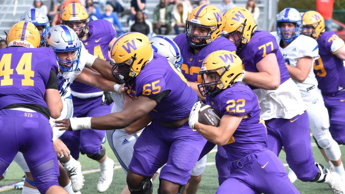 On Sept. 30, football lost to Tufts 28-10 on the road, their second straight loss after a win in the home opener against Colby. (Photo courtesy of Sports Information.)
