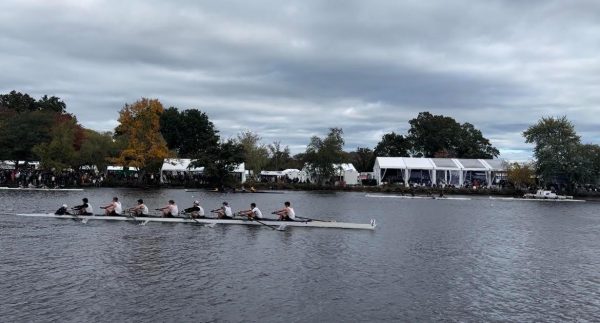 The 1v placed fourth in the Collegiate 8+ race, earning the Ephs a medal.  (Photo courtesy of Sports Information.)