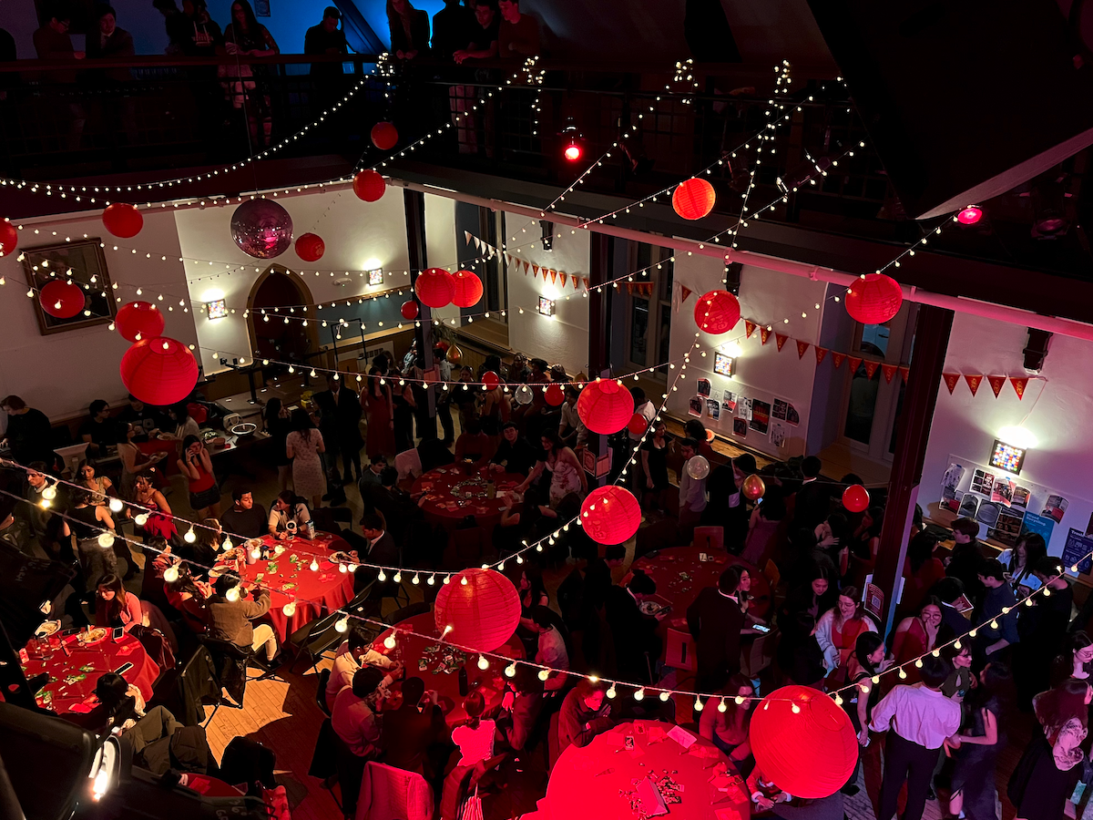 CASO decorated Goodrich Hall with lights and lanterns for its Lunar New Year gala last Saturday. (Francis Huang/The Williams Record)