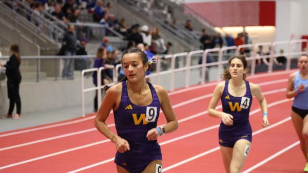 Women’s track competed in various events at the Dartmouth Tune-Up in New Hampshire this weekend. (Photo Courtesy of Sports Information.) 