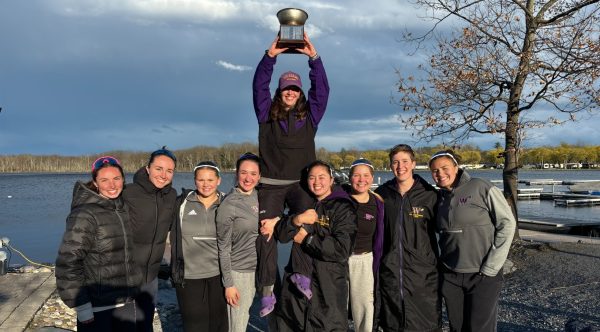 The Ephs persevered despite the weather, taking home wins in three of their four races last Saturday. (Photo courtesy of Sports Information.)