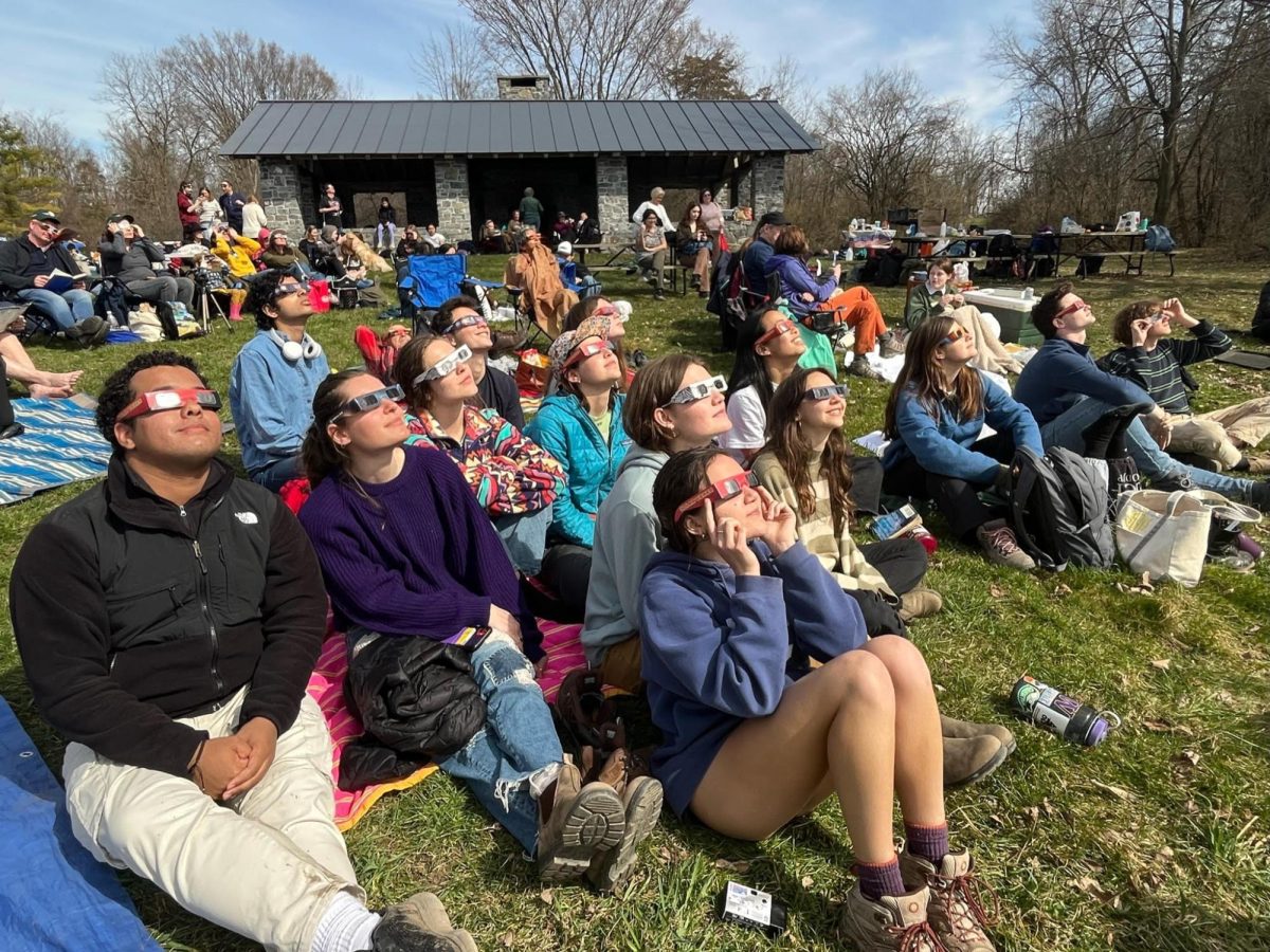 WOC led a trip to D.A.R. state park to experience the eclipse in the path of totality. (Photo courtesy of Caroline Nadalin ’27.)