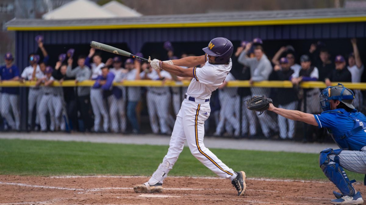 Men’s baseball closed out its season with a 9-22, 2-10 NESCAC record and high hopes for the seasons to come. (Photo courtesy of Sports Information.)