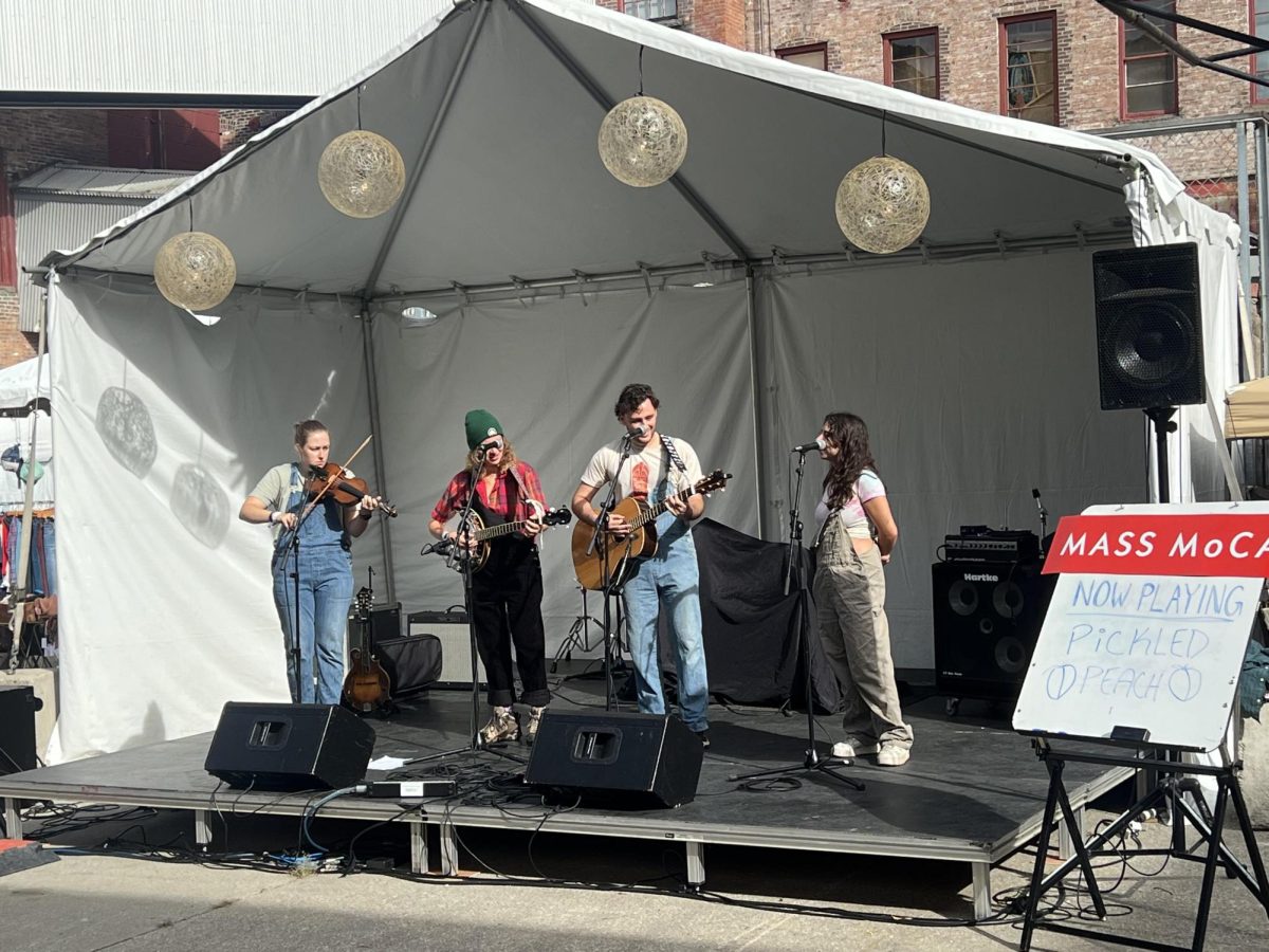 Pickled Peach performed original songs at FreshGrass Festival. (Sasha Tucker/The Williams Record)