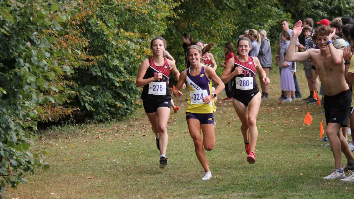 ​​Tuttle finished first for the Ephs at the Purple Valley Classic on Sept. 21 with a time of 25:58. (Photo courtesy of Sports Information.)
