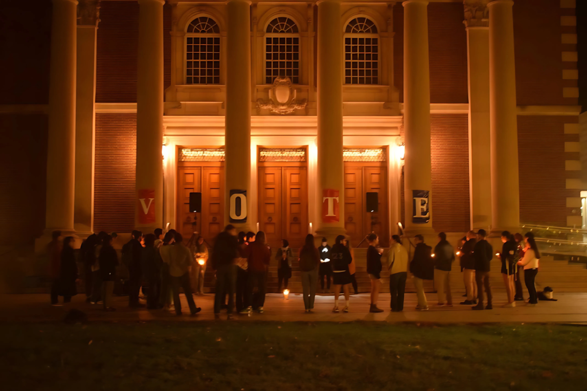 College chaplains hold vigil to mourn loss of life in Israel, Gaza, West Bank, Lebanon