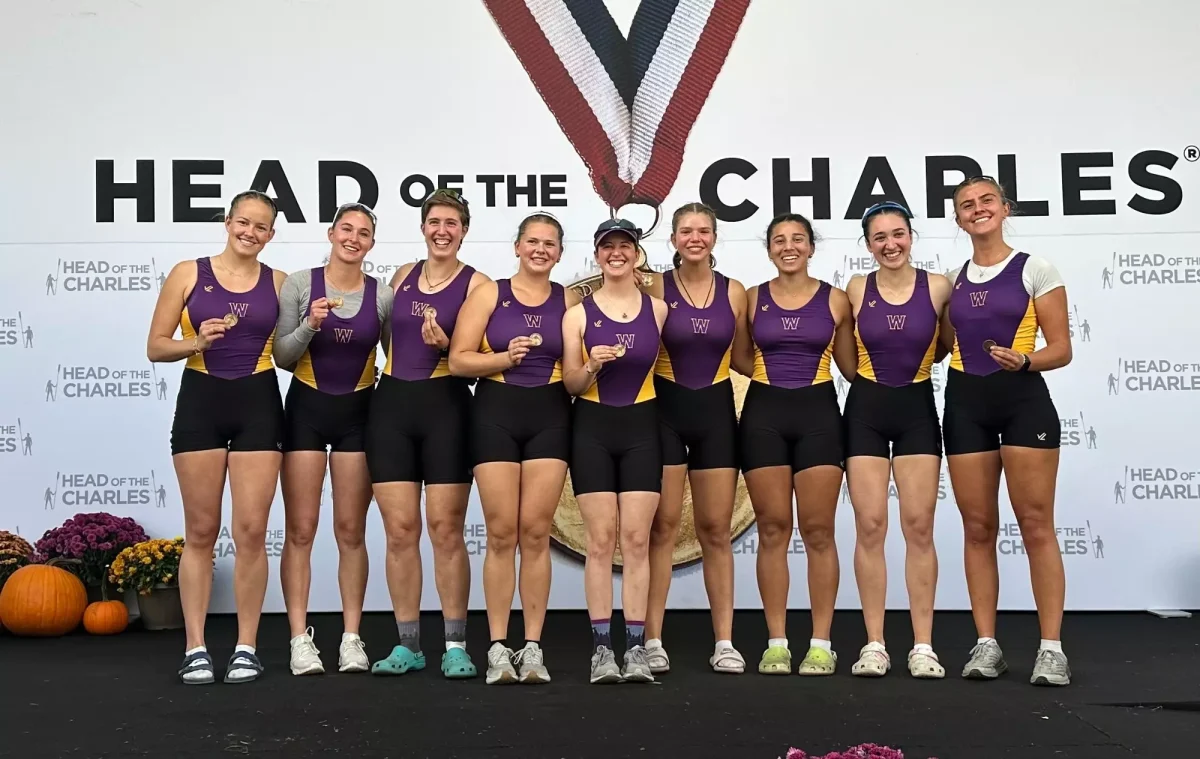 The Ephs’ 1v finished in third place at Head of the Charles. (Photo courtesy of Sports Information.)