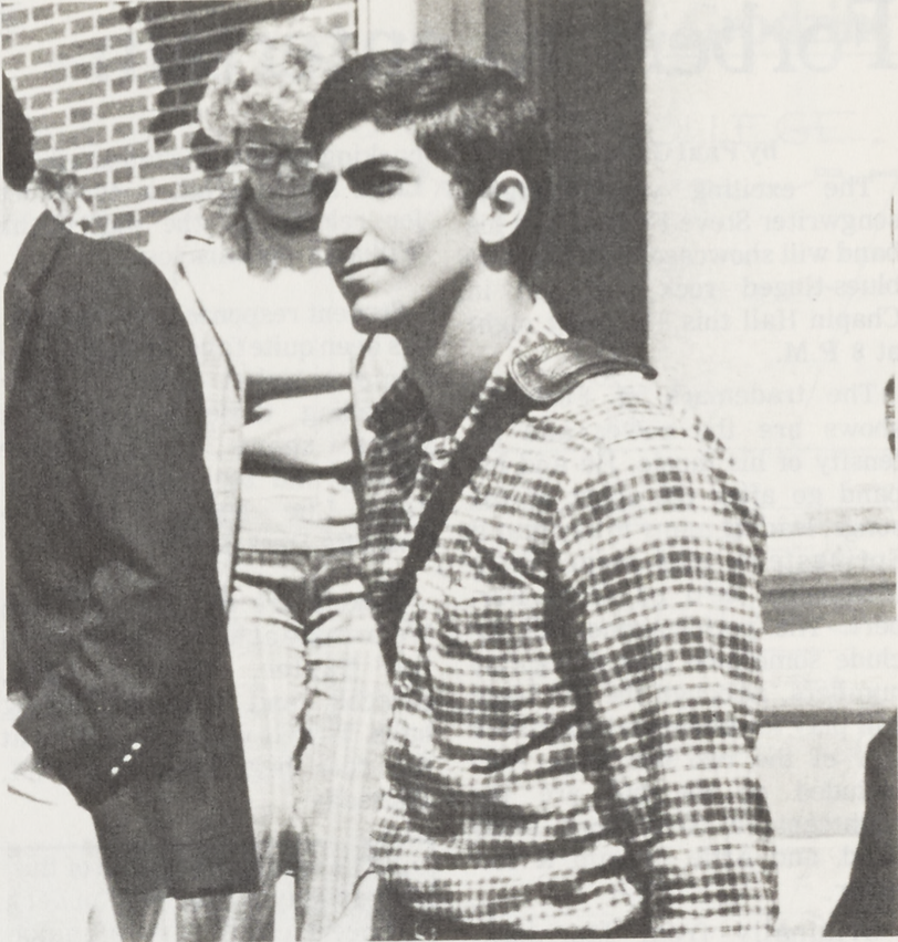 Photo courtesy of The Williams Record. 
Reza Pahlavi attended the College for the 1979-80 academic year. 