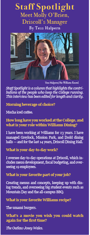 Staff Spotlight: Meet Molly O’Brien,  Driscoll’s Manager