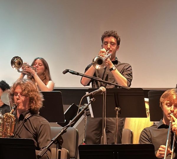 The Williams Jazz Orchestra performed on Friday night. (Photo courtesy of Caitlin Striff-Cave.)