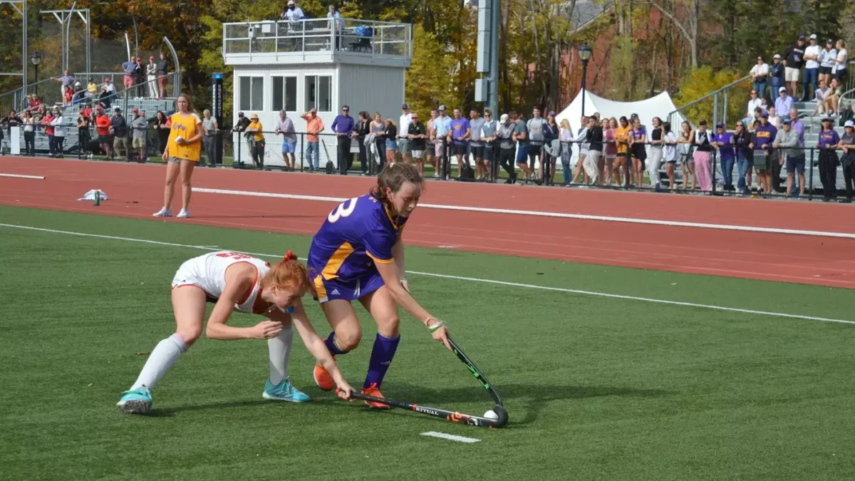 Colvin fired home the Ephs’ first goal of the game, which proved to be enough in the 2-0 win. (Photo courtesy of Sports Information.)