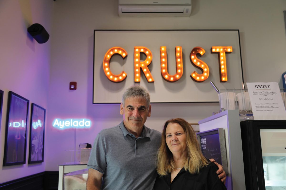 Couple Jim and Lisa Cervone co-own Ayelada, located inside their second business Crust.  (Janine Wang/The Williams Record.)