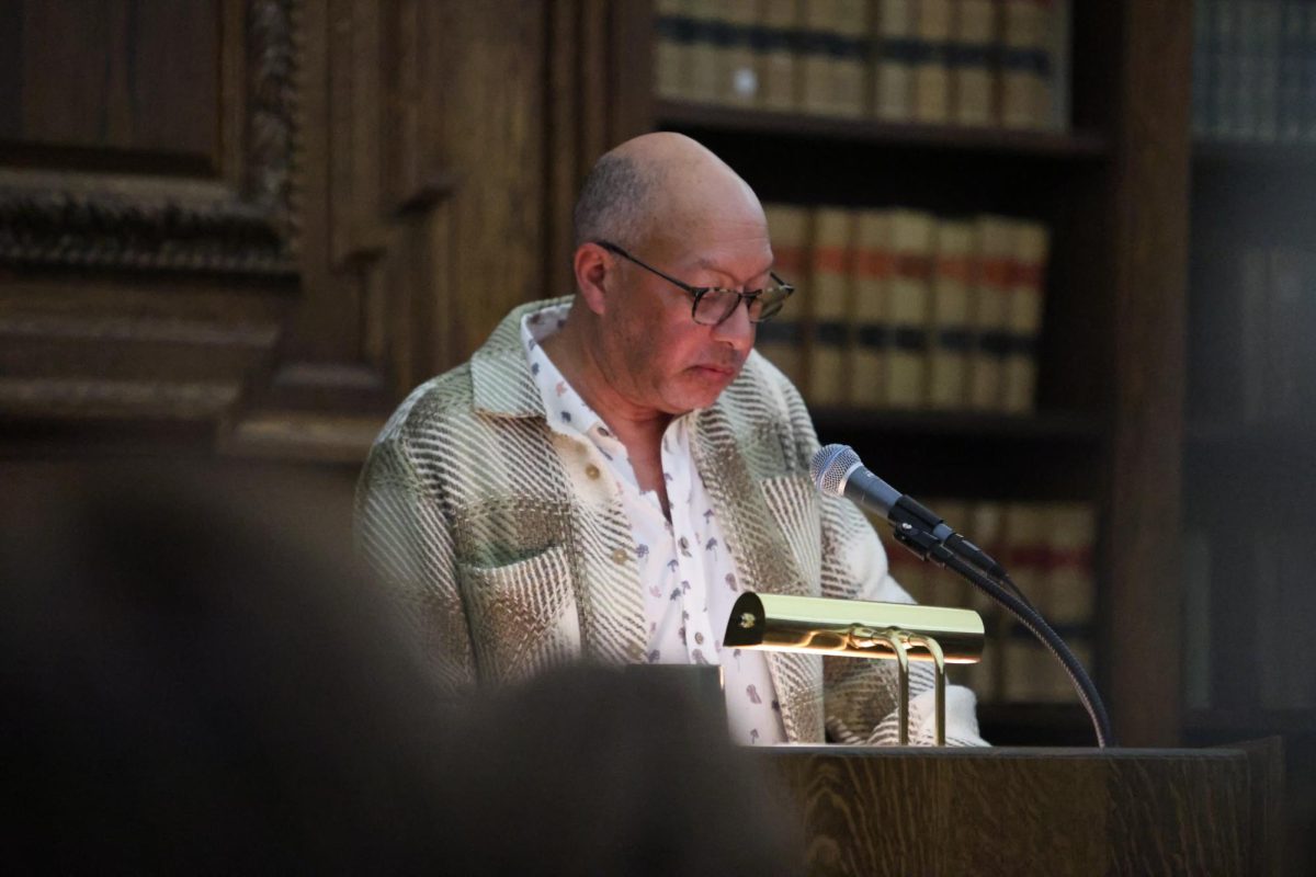 Phillips won a Pulitzer Prize in 2023 for his collection Then the War. (Jackson Hipp/The Williams Record)