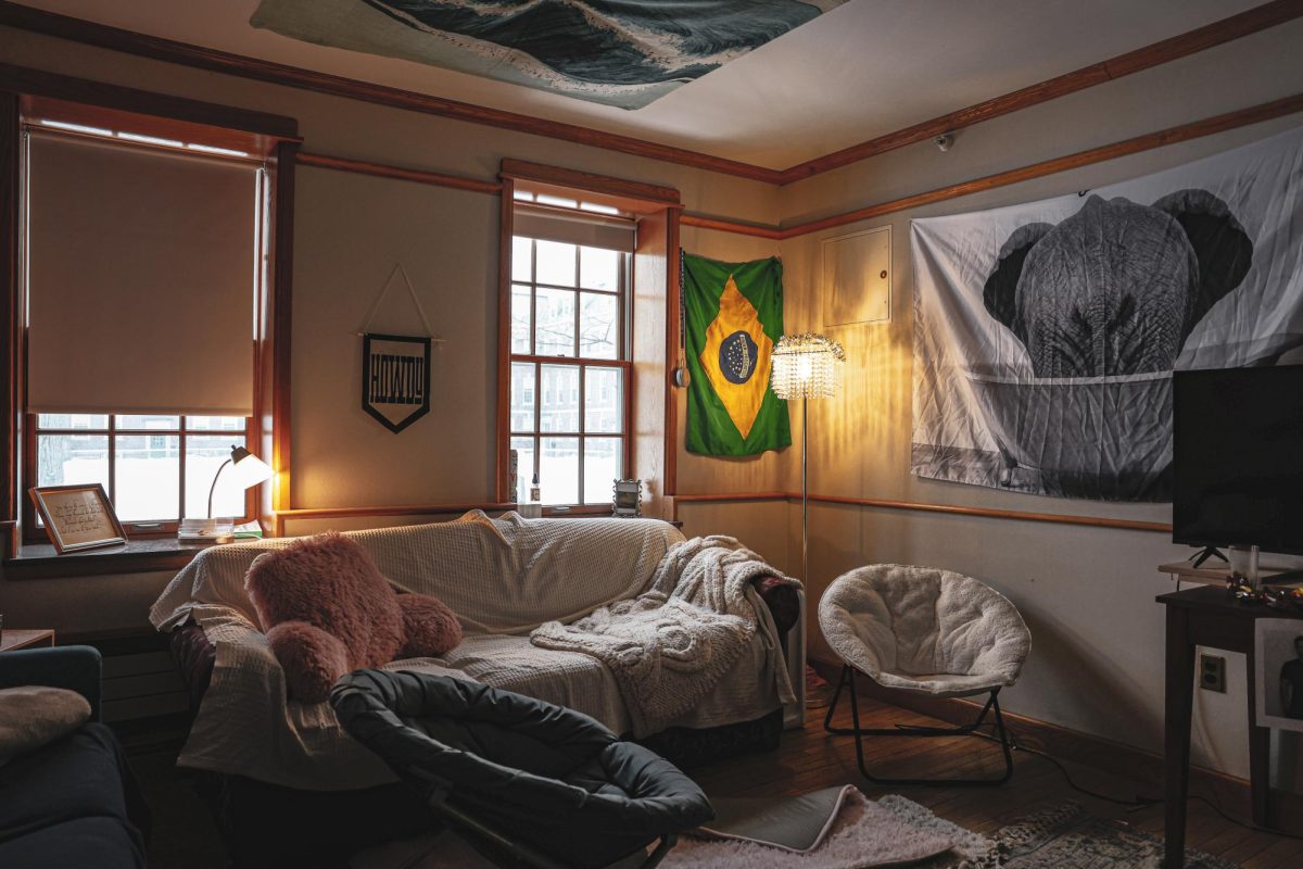 Jackson Hipp/The Williams Record
The lavishly decorated common room of Willy 1B. 