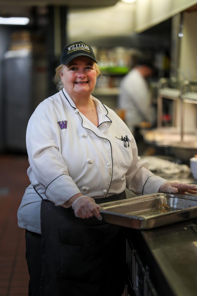 Jackson Hipp/The Williams Record
Debbie Shea in Driscoll Dining Hall.