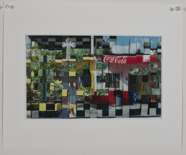 Cordon crafted a weaving of photos to represent her heritage. (Photo courtesy of Gaby Cordon.)